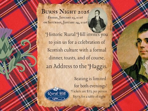 Burns Night 2026 at Historic Rural Hill